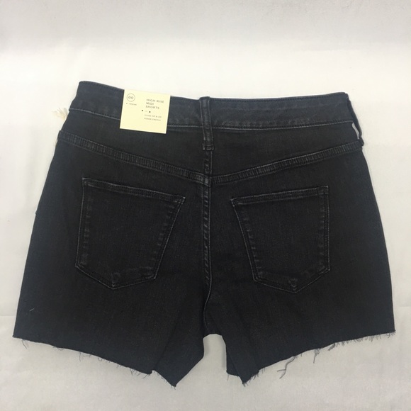 Universal Thread Womens  Black Denim  Midi  Shorts - Picture 2 of 14